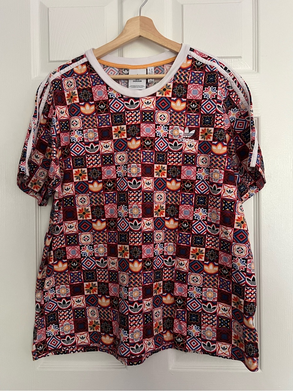 Adidas Tile Pattern Short Sleeve Tee